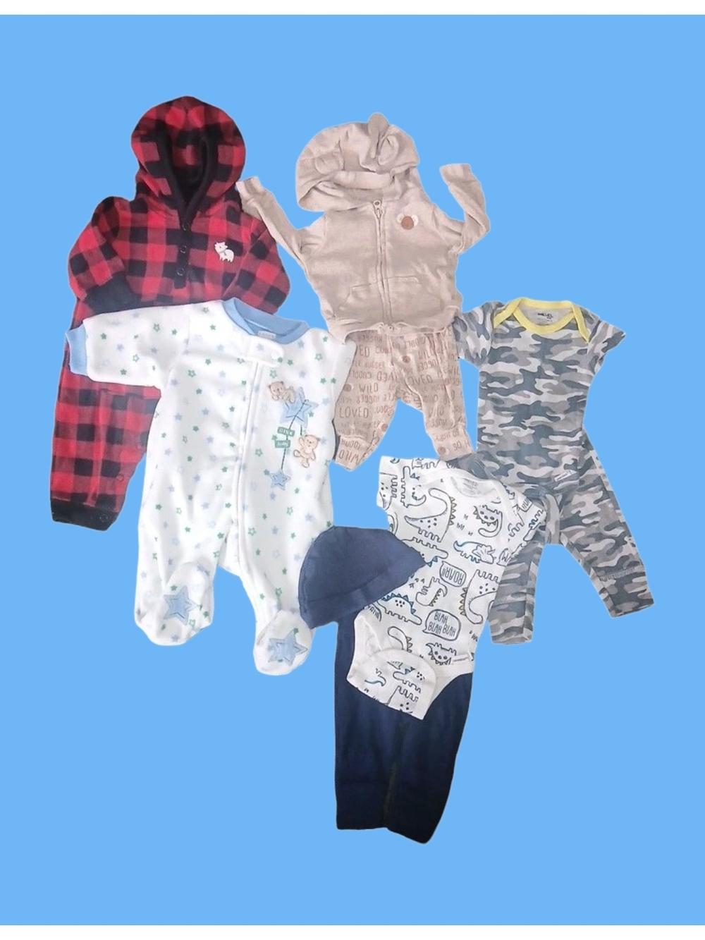 NewBorn Baby Boy Bundle X5 Outfits